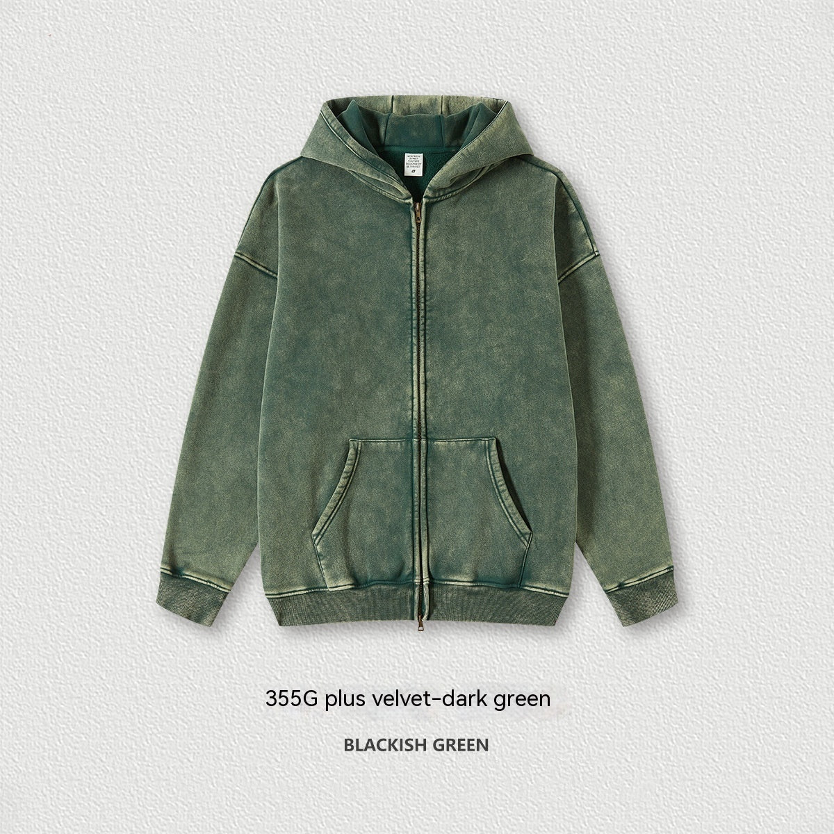 "BREAK" Acid Wash Sweater